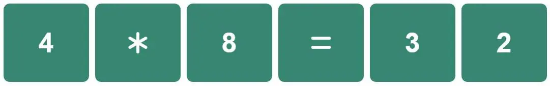 Daily Mini Nerdle Answer - 6th August 2022