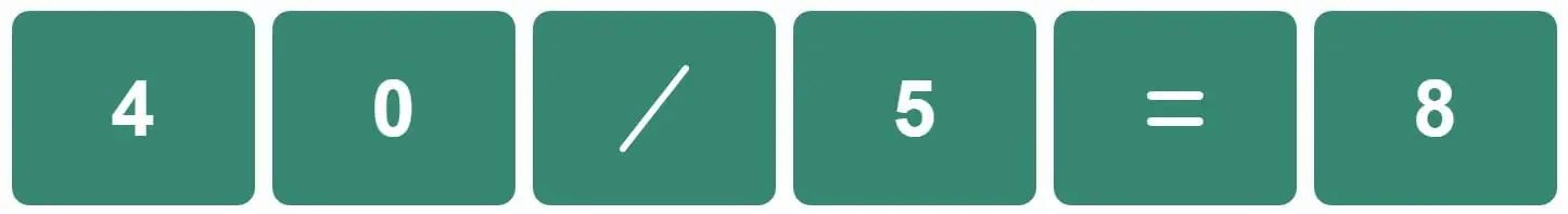 Daily Mini Nerdle Answer - 7th August 2022