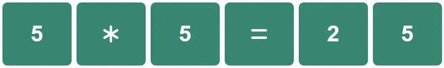 Daily Mini Nerdle Answer - 8th August 2022