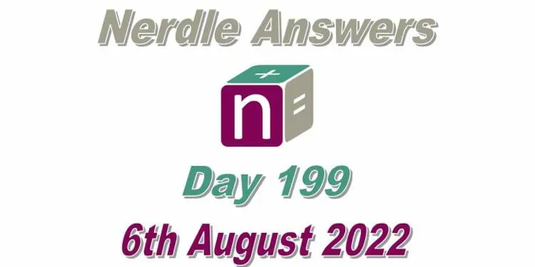 Daily Nerdle 199 - August 6th, 2022
