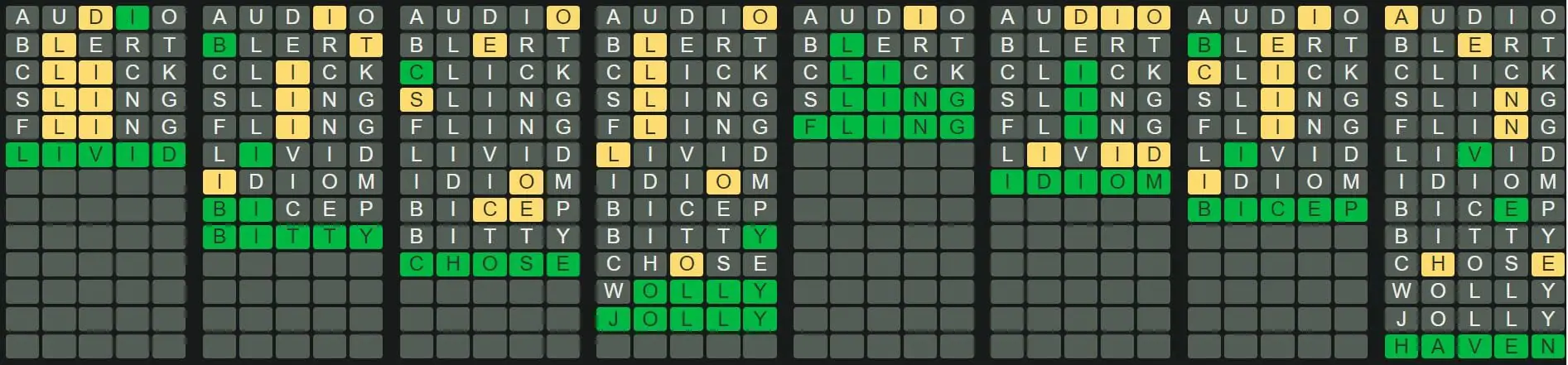 Daily Octordle 192 Answer - August 4th 2022