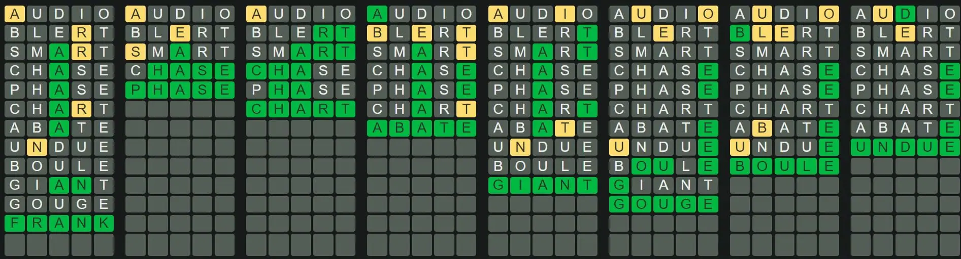 Daily Octordle 202 Answer - August 14th 2022