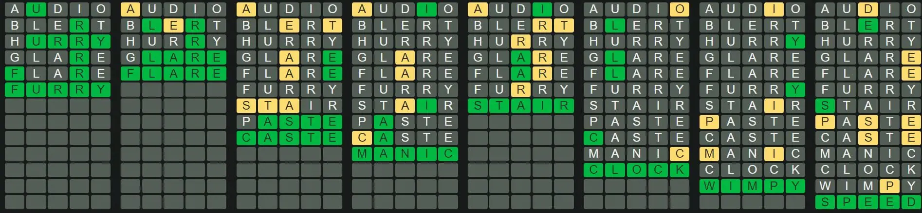 Daily Octordle 204 Answer - August 16th 2022