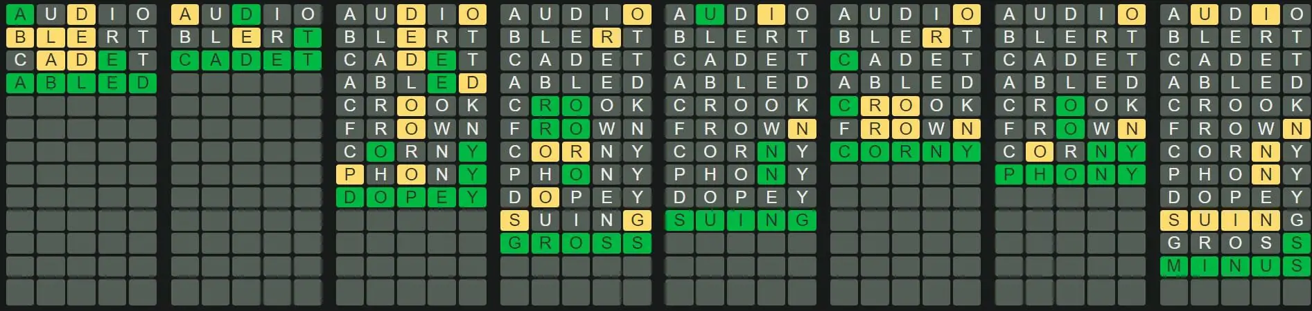 Daily Octordle 211 Answer - August 23rd 2022