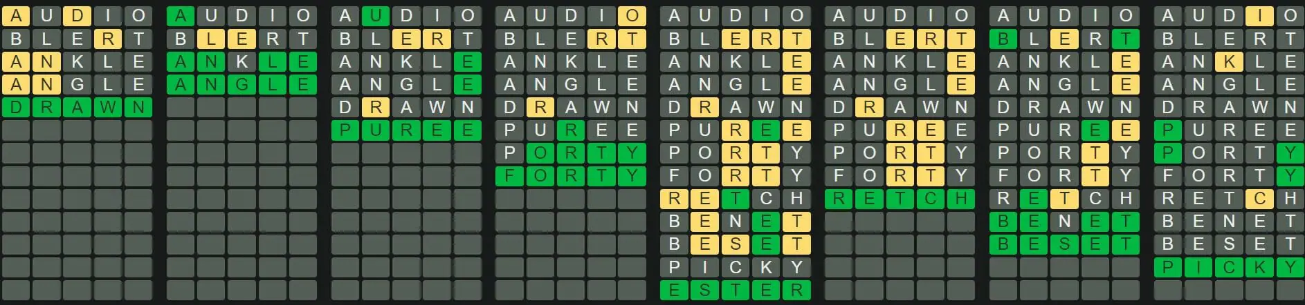 Daily Octordle 214 Answer - August 26th 2022