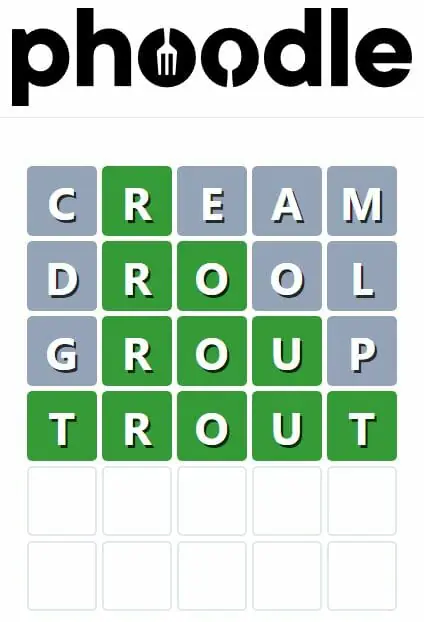 Daily Phoodle Answer - 24th August 2022