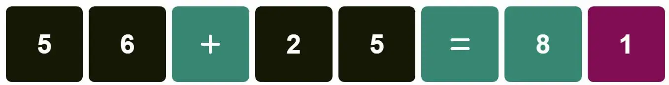 Daily Speed Nerdle - 25th August 2022