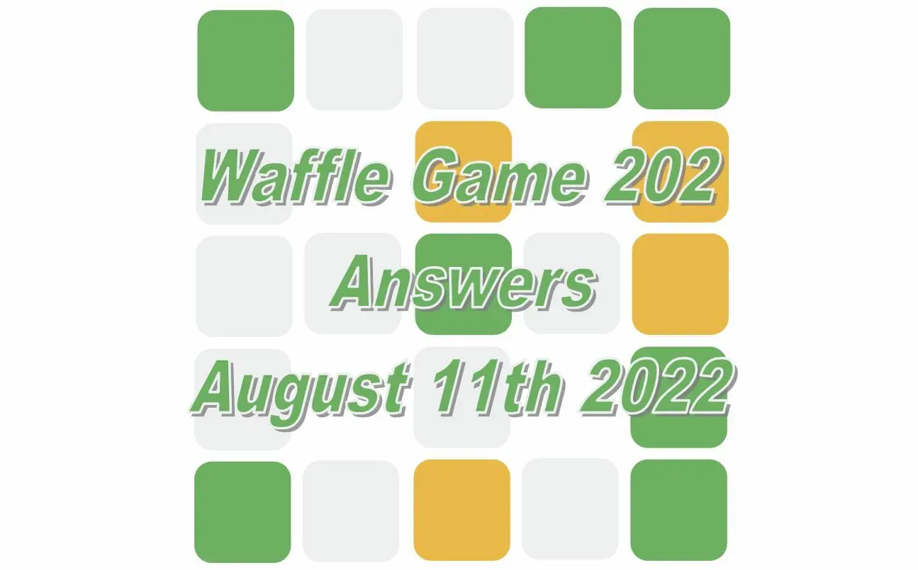 Daily Waffle - August 11th 2022