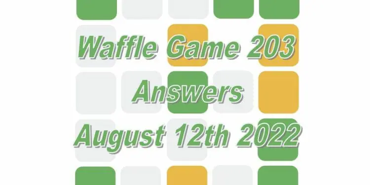 Daily Waffle - August 12th 2022