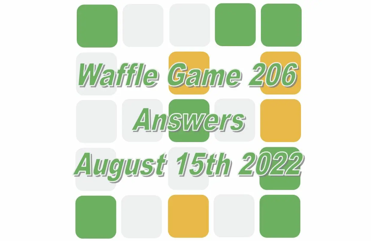 Daily Waffle - August 15th 2022