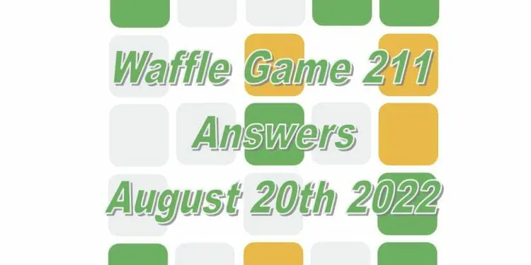 Daily Waffle - August 20th 2022