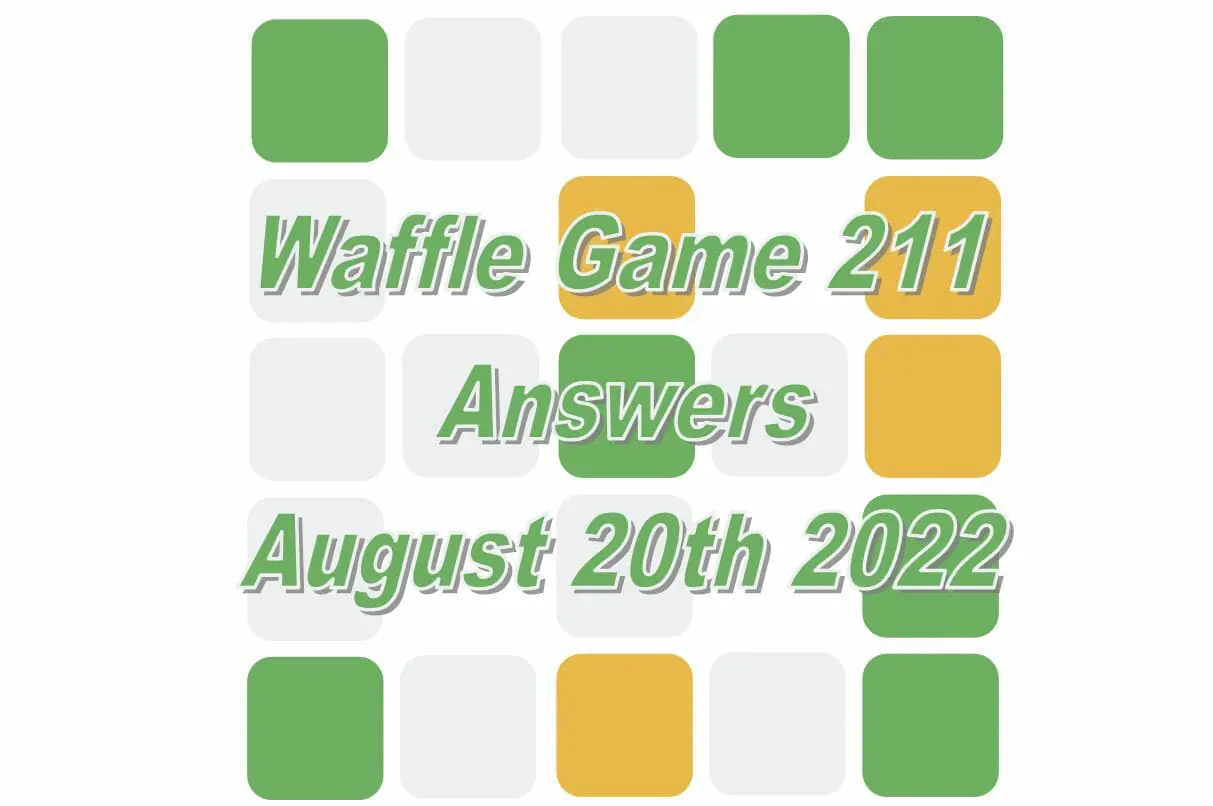 Daily Waffle - August 20th 2022