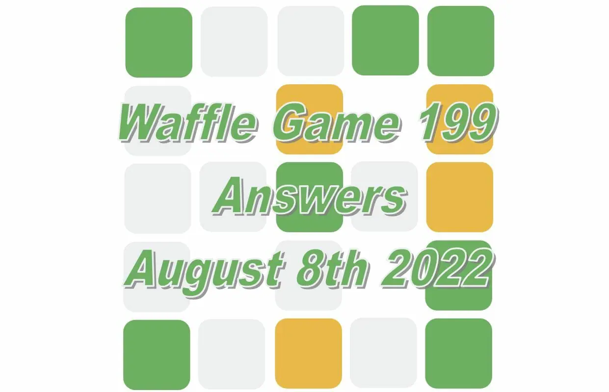 Daily Waffle - August 8th 2022