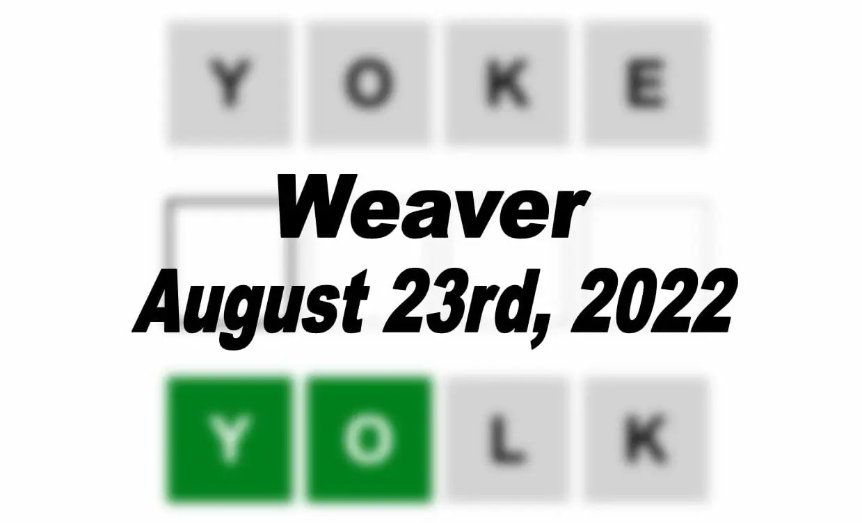 Daily Weaver - 23rd August 2022
