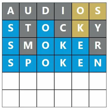 Daily Word Hurdle #394 Afternoon Answer - 3rd August 2022