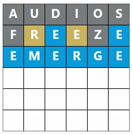 Daily Word Hurdle #395 Morning Answer - 4th August 2022