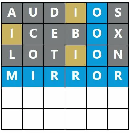 Daily Word Hurdle #400 Afternoon Answer - 6th August 2022