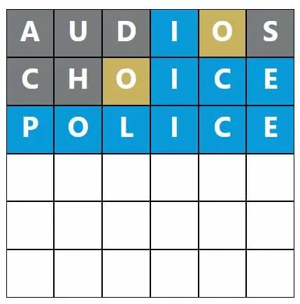 Daily Word Hurdle #403 Morning Answer - 8th August 2022