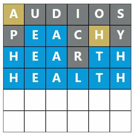 Daily Word Hurdle #405 Morning Answer - 9th August 2022