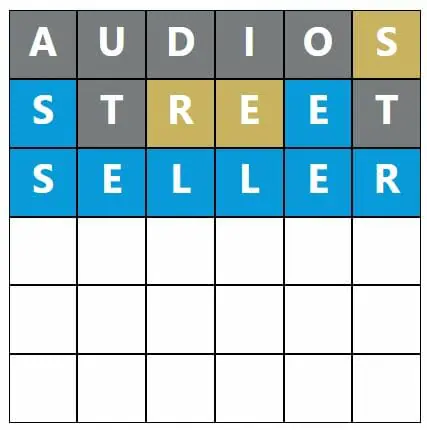 Daily Word Hurdle #408 Afternoon Answer - 10th August 2022