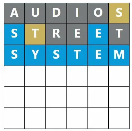 Daily Word Hurdle #411 Morning Answer - 12th August 2022