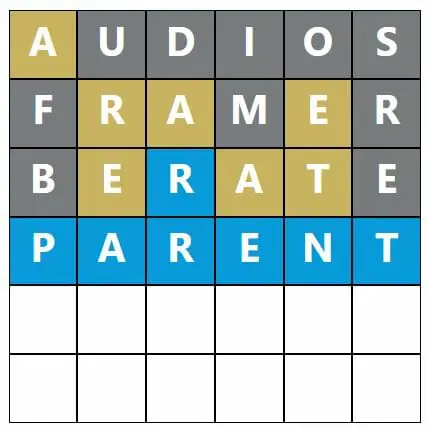Daily Word Hurdle #418 Afternoon Answer - 15th August 2022