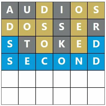 Daily Word Hurdle #421 Morning Answer - 17th August 2022