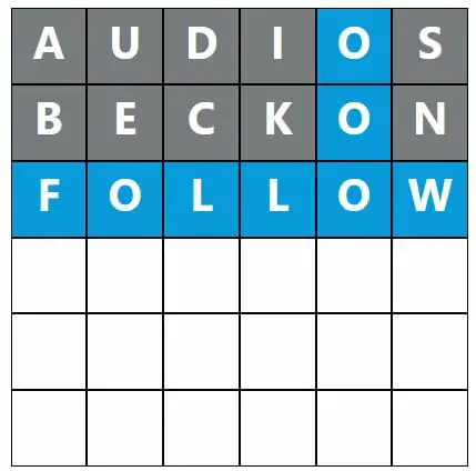 Daily Word Hurdle #426 Afternoon Answer - 19th August 2022