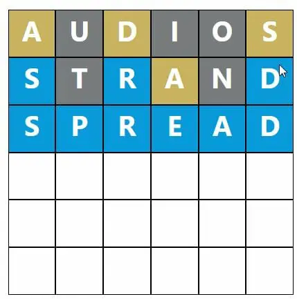 Daily Word Hurdle #427 Morning Answer - 20th August 2022