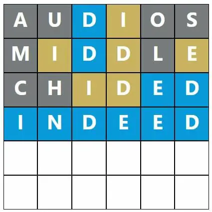 Daily Word Hurdle #428 Afternoon Answer - 20th August 2022