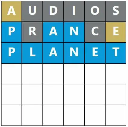 Daily Word Hurdle #430 Afternoon Answer - 21st August 2022