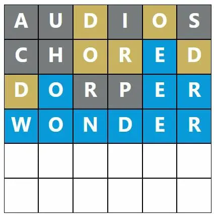 Daily Word Hurdle #437 Morning Answer - 25th August 2022