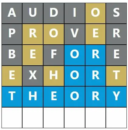 Daily Word Hurdle #439 Morning Answer - 26th August 2022