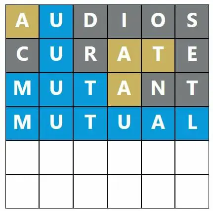 Daily Word Hurdle #447 Morning Answer - 30th August 2022
