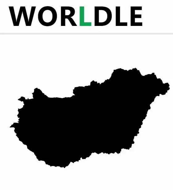 Daily Worldle Country 196 - August 5th 2022