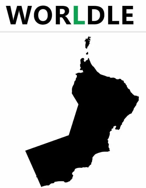 Daily Worldle Country 201 - August 10th 2022