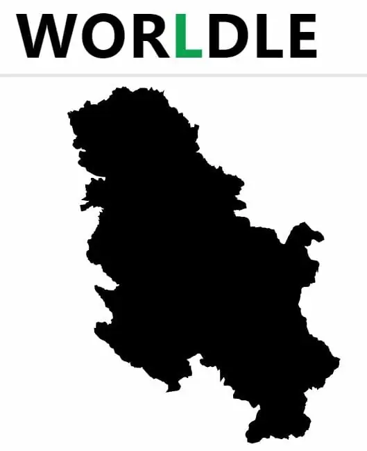 Daily Worldle Country 203 - August 12th 2022