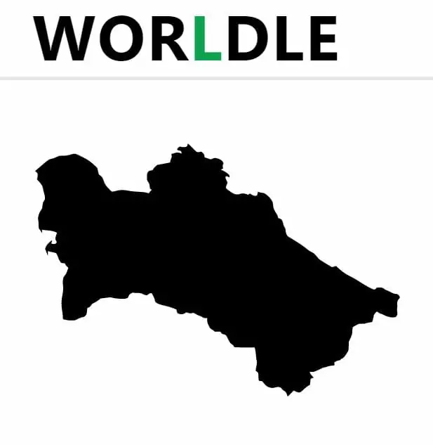 Daily Worldle Country 204 - August 13th 2022