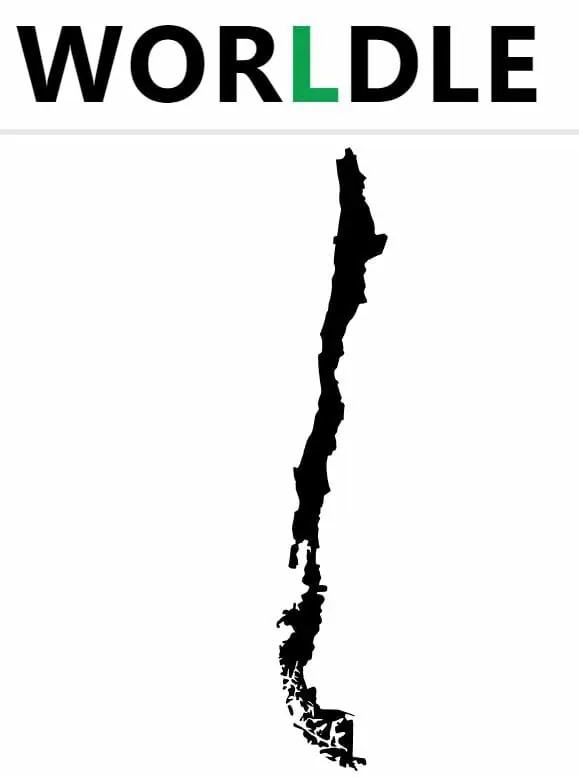 Daily Worldle Country 206 - August 15th 2022
