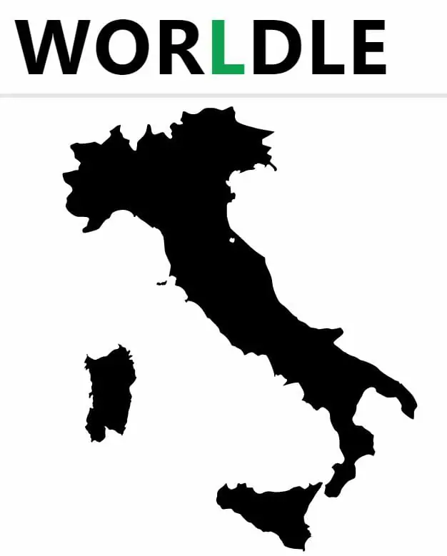 Daily Worldle Country 208 - August 17th 2022
