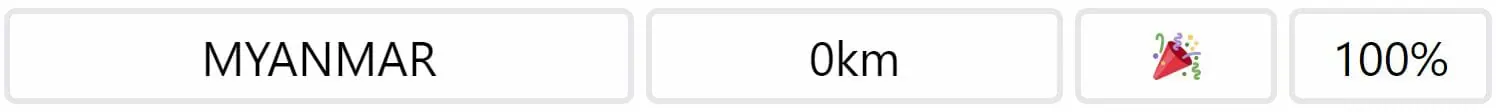 Daily Worldle Country 209 Answer - August 18th 2022