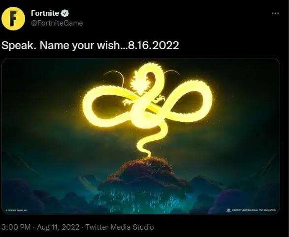 Dragon Ball Z x Fortnite Collab Release Date