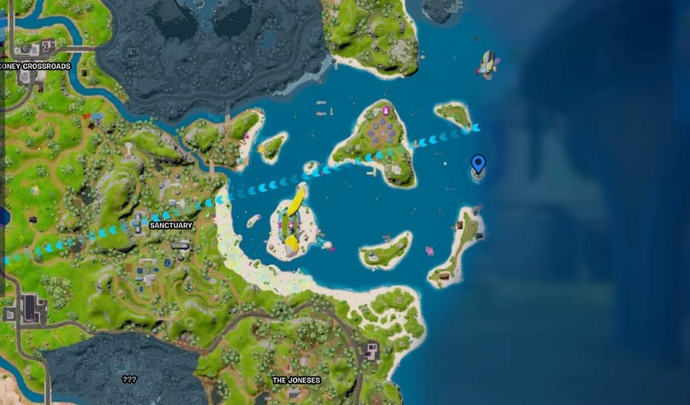 Fortnite Familiar Training Map Location