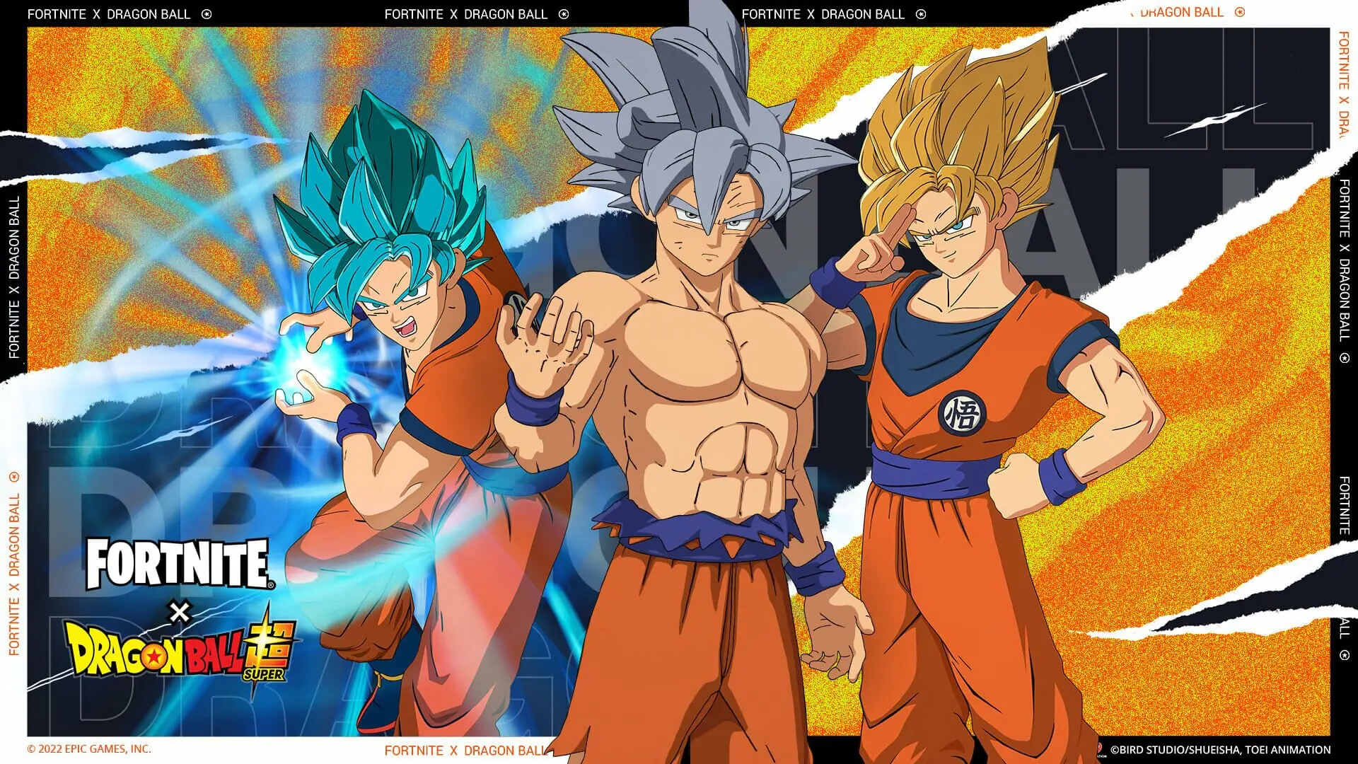 Fortnite x Dragon Ball Z Collab Skins
