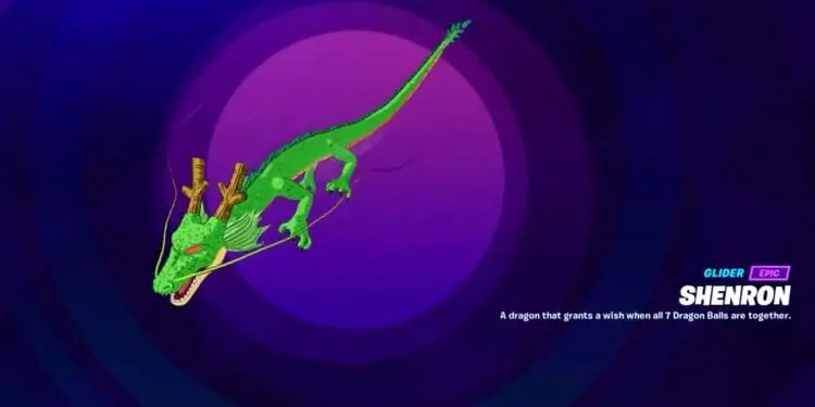 Fortnite x Dragon Ball Z Shenron Glider