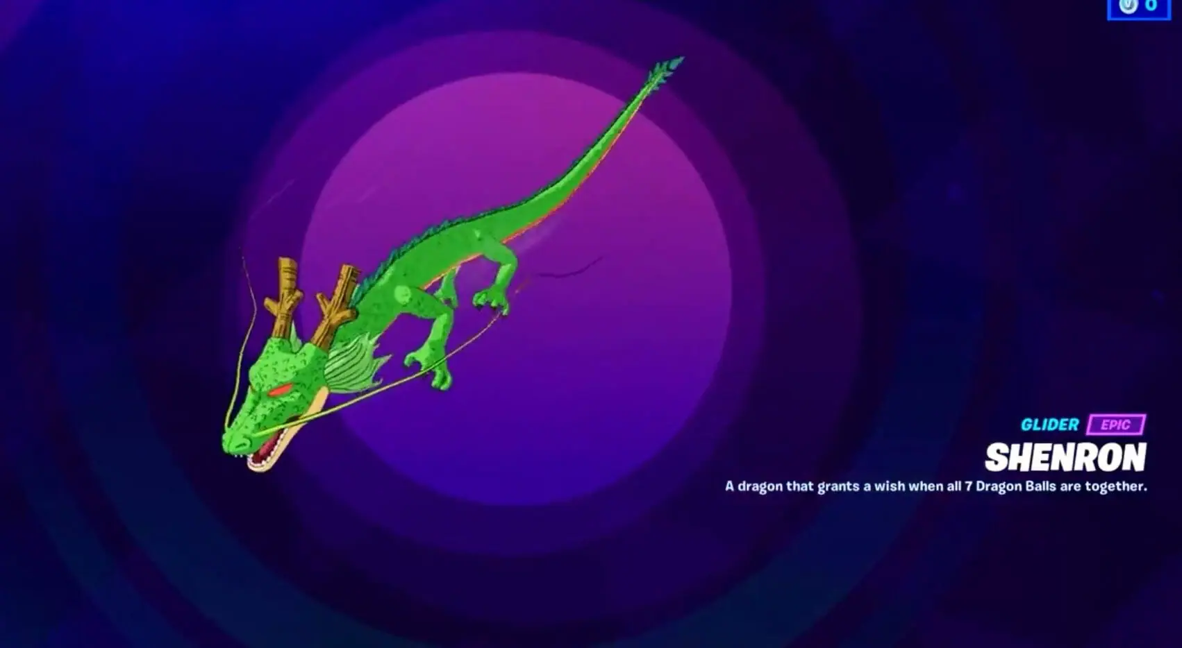 Fortnite x Dragon Ball Z Shenron Glider