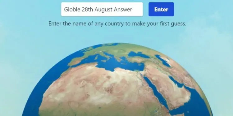 Globle 28th August 2022 Answer