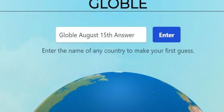 Globle August 15th Answer