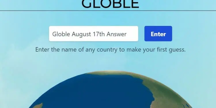 Globle August 17th Answer Today