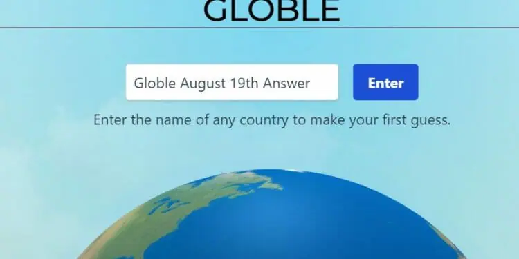 Globle August 19th Answer Today